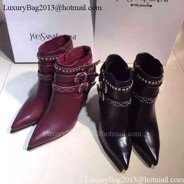 Yves Saint Laurent Ankle Boot YSL274 Black