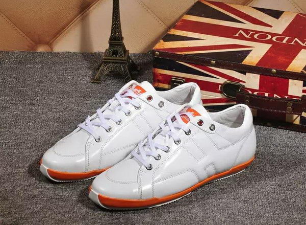 Hermes Casual Shoes Leather HO552 White