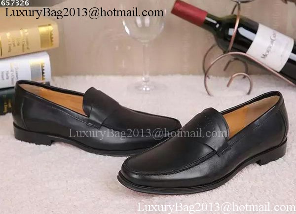 Hermes Casual Shoes Leather HO560 Black