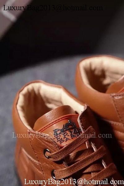 Hermes Casual Shoes Leather HO570 Brown