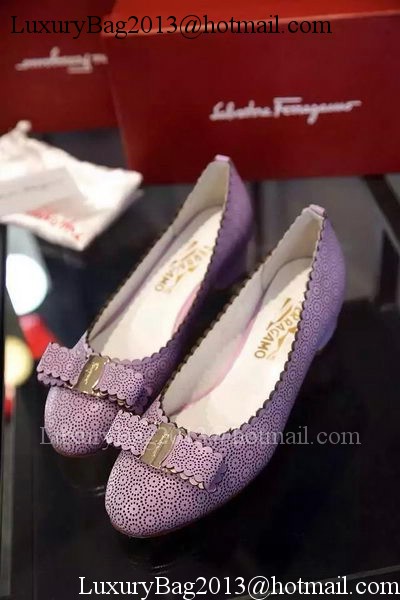 Salvatore Ferragamo 30MM Pump FL0618 Purple