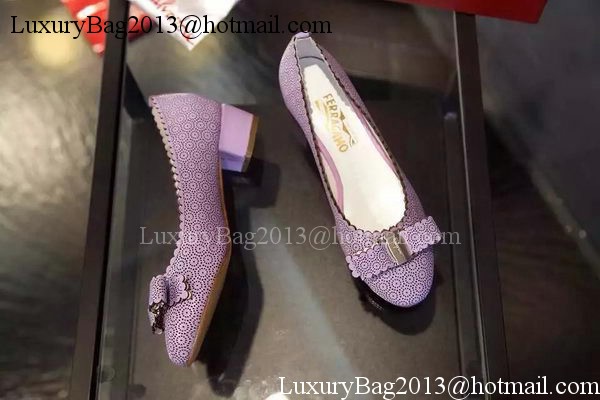 Salvatore Ferragamo 30MM Pump FL0618 Purple