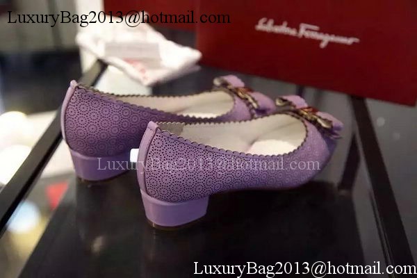 Salvatore Ferragamo 30MM Pump FL0618 Purple