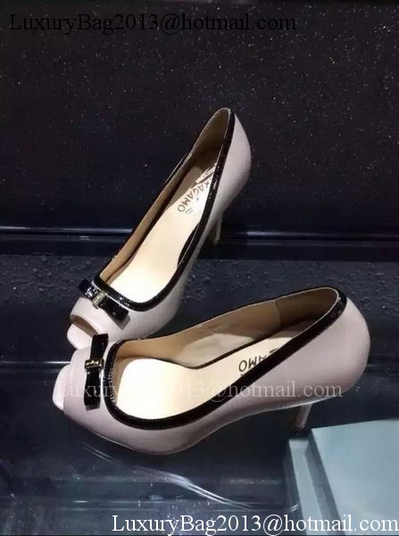 Salvatore Ferragamo 85MM Pump FL0625 Apricot