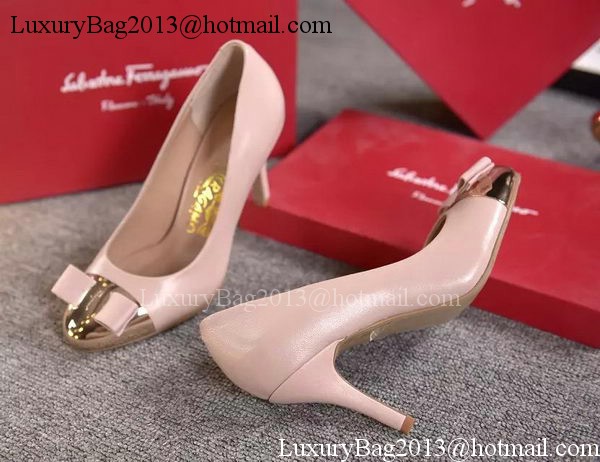 Salvatore Ferragamo 85MM Pump Patent Leatehr FL0612 Pink