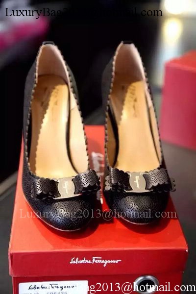 Salvatore Ferragamo 90MM Pump FL0624 Black