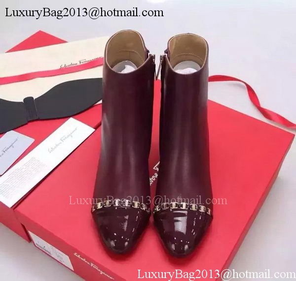 Salvatore Ferragamo Ankle Boot FL0641 Burgundy