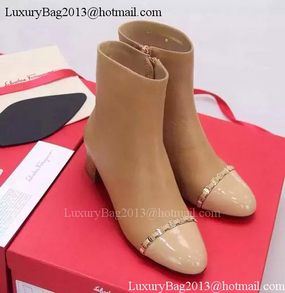 Salvatore Ferragamo Ankle Boot FL0642 Apricot