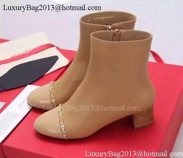 Salvatore Ferragamo Ankle Boot FL0642 Apricot