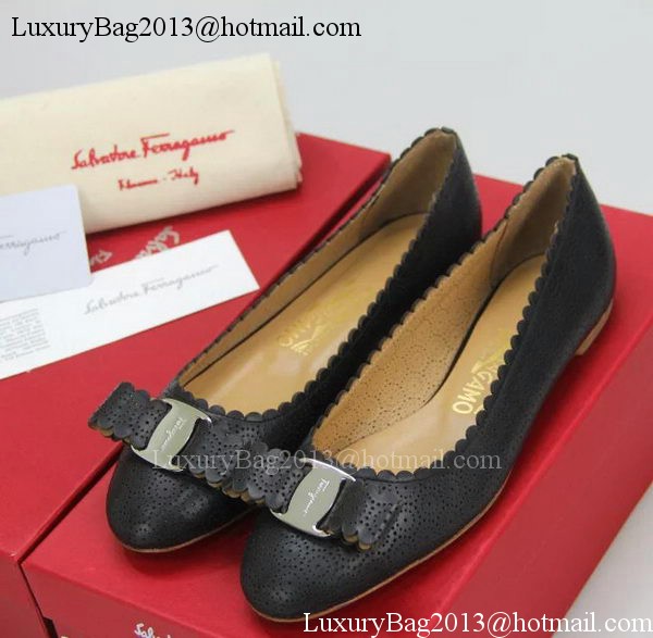 Salvatore Ferragamo Ballerina Flat FL0632 Black