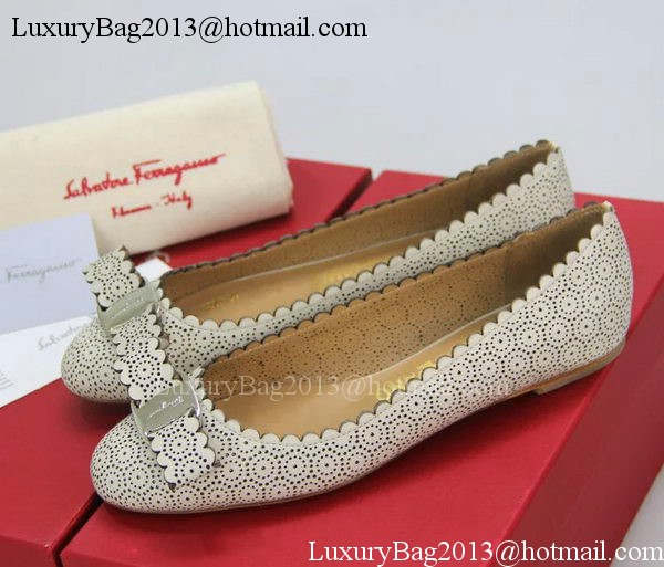 Salvatore Ferragamo Ballerina Flat FL0633 Grey