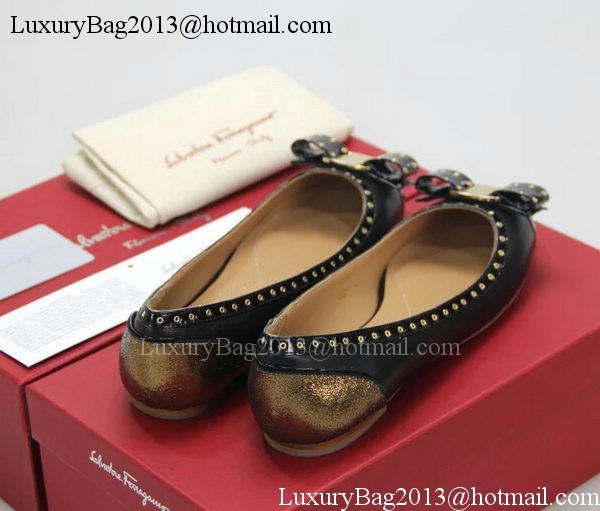 Salvatore Ferragamo Ballerina Flat FL0636 Black