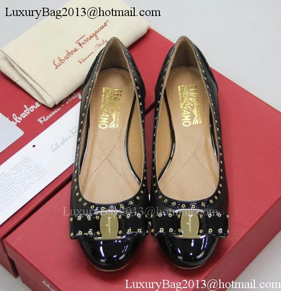 Salvatore Ferragamo Ballerina Flat FL0636 Black