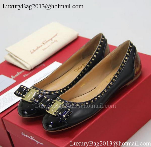 Salvatore Ferragamo Ballerina Flat FL0636 Black