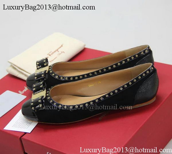 Salvatore Ferragamo Ballerina Flat FL0638 Black