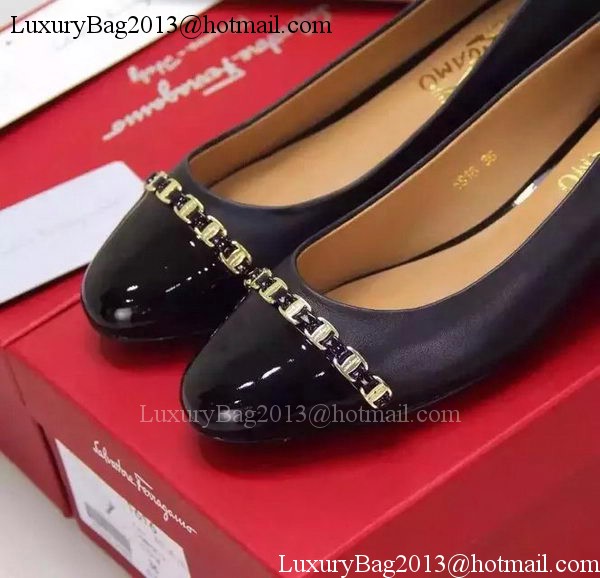 Salvatore Ferragamo Ballerina Flat FL0644 Black