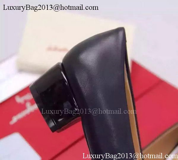 Salvatore Ferragamo Ballerina Flat FL0644 Black