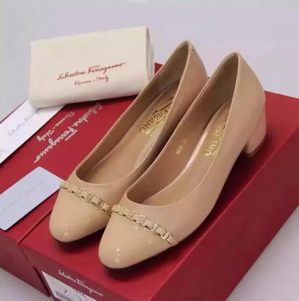 Salvatore Ferragamo Ballerina Flat FL0645 Apricot