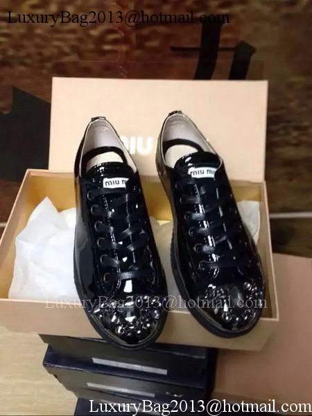 miu miu Casual Shoes MM359 Black