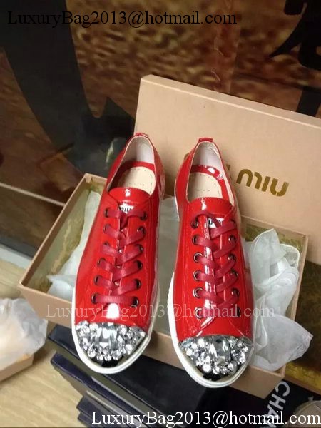 miu miu Casual Shoes MM360 Red