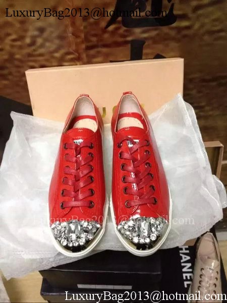 miu miu Casual Shoes MM360 Red