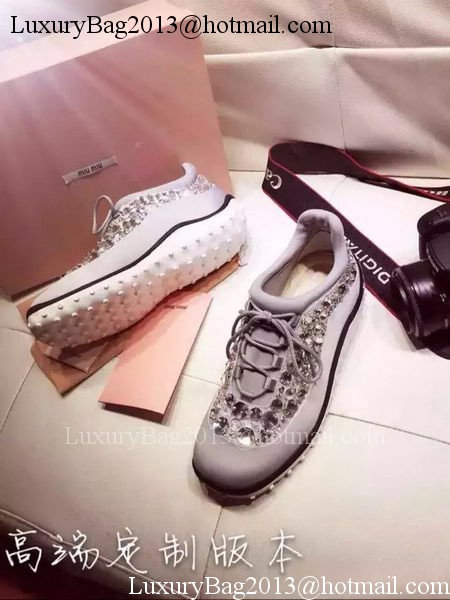 miu miu Casual Shoes MM364 Grey