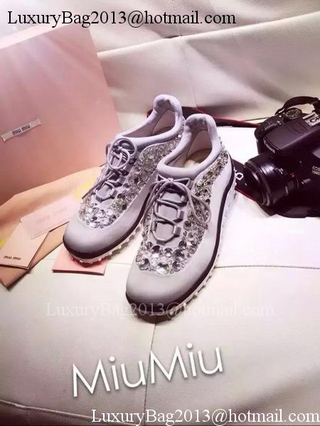 miu miu Casual Shoes MM364 Grey