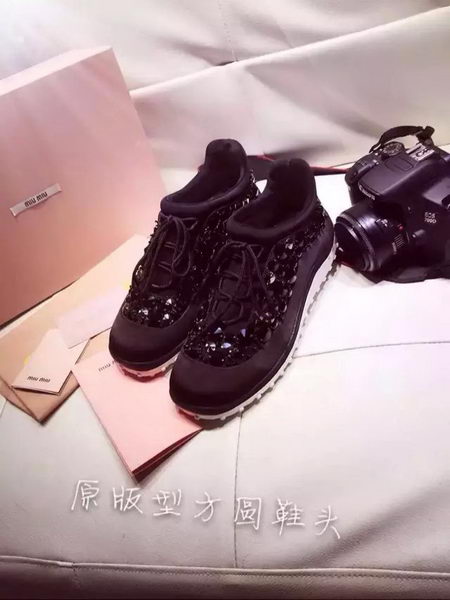 miu miu Casual Shoes MM365 Black