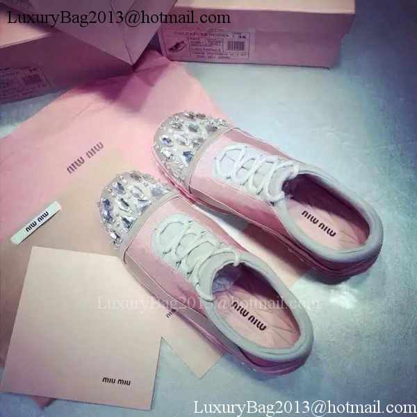 miu miu Casual Shoes MM386 Pink