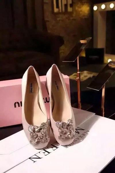 miu miu Flat MM355 Apricot