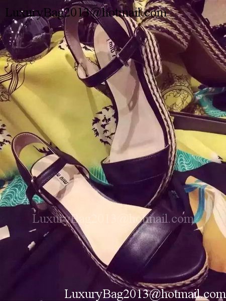 miu miu Sandal MM368 Black