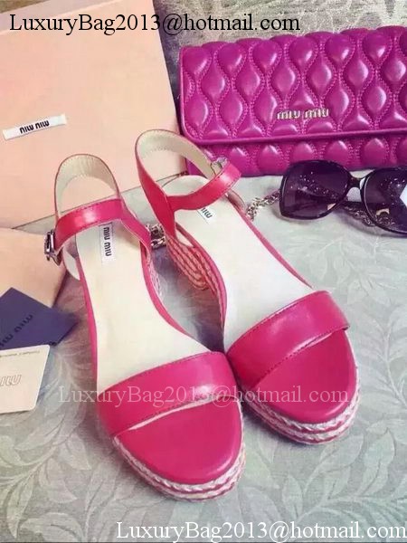 miu miu Sandal MM370 Red