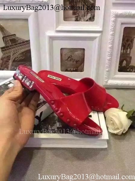 miu miu Slippers MM372 Red