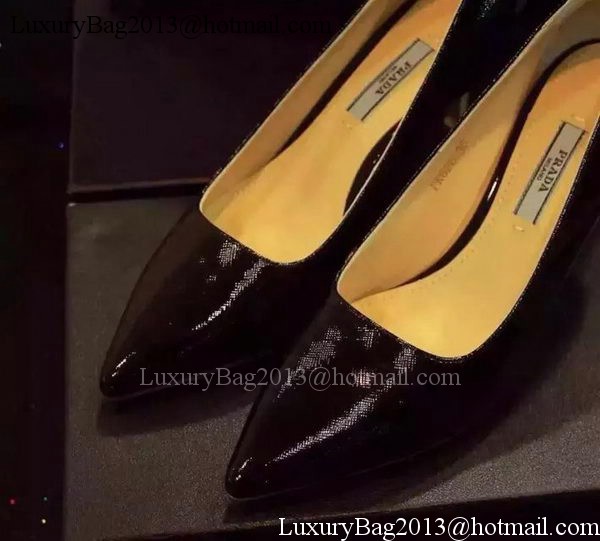 Prada 80mm Leather Pump PD517 Black