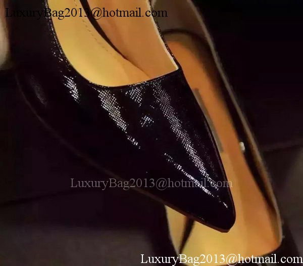 Prada 80mm Leather Pump PD517 Black