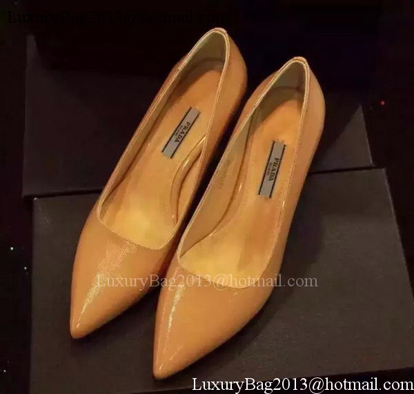 Prada 80mm Leather Pump PD519 Apricot