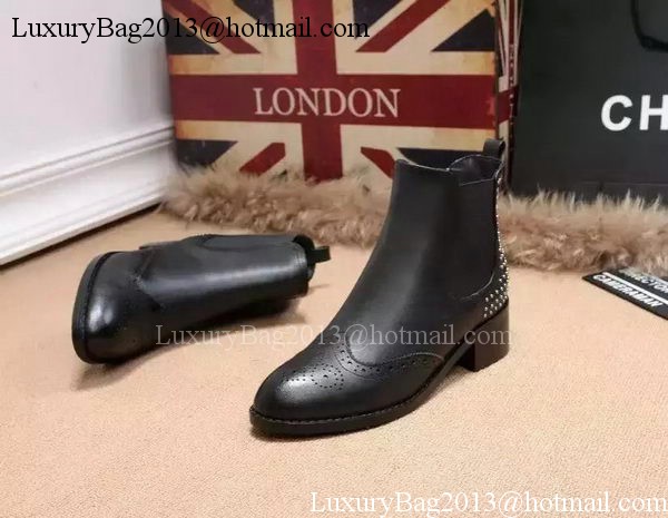 Prada Ankle Boot Leather PD529 Black