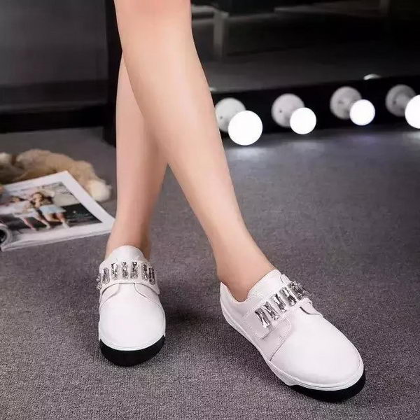 Prada Casual Shoes Leather PD537 White