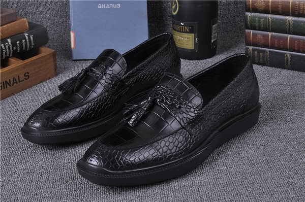 Prada Casual Shoes Leather PD548 Black