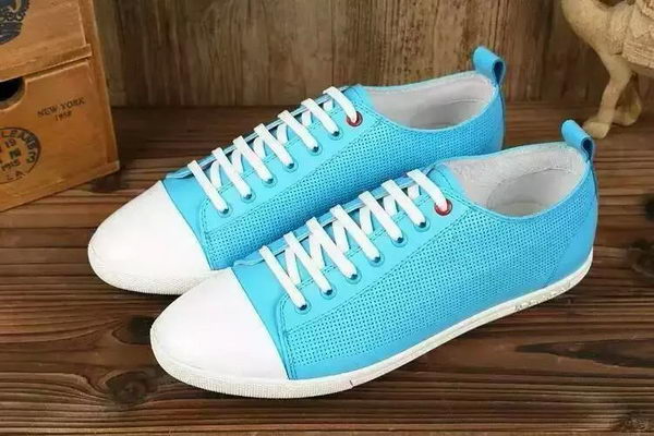 Prada Casual Shoes PD496 Light Blue