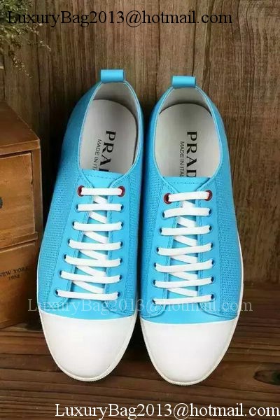 Prada Casual Shoes PD496 Light Blue