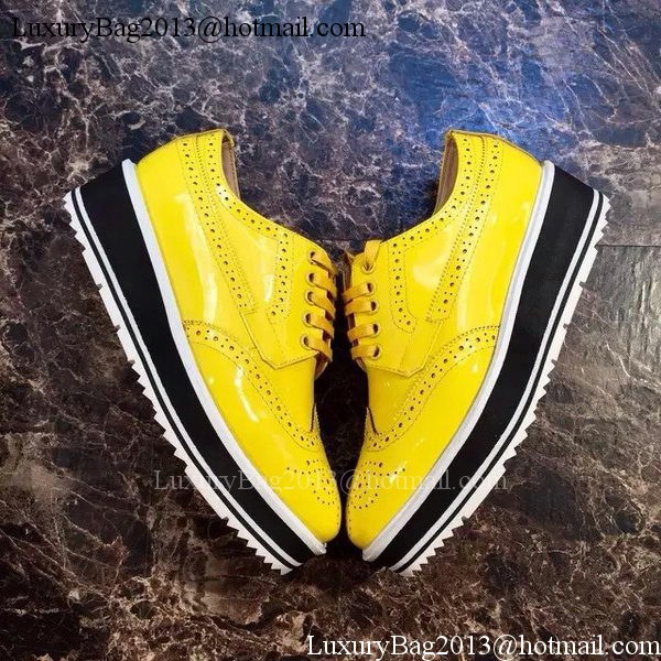 Prada Casual Shoes PD507 Yellow