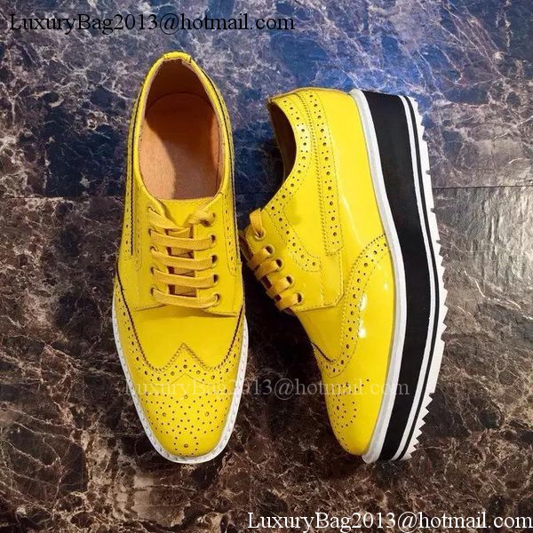 Prada Casual Shoes PD507 Yellow