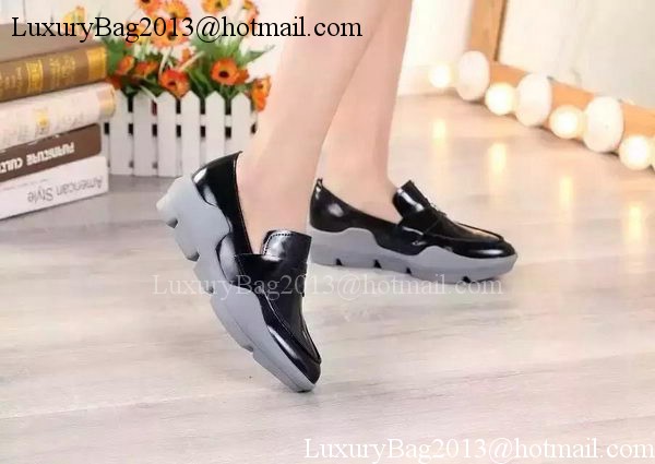 Prada Casual Shoes Patent Leather PD461 Black