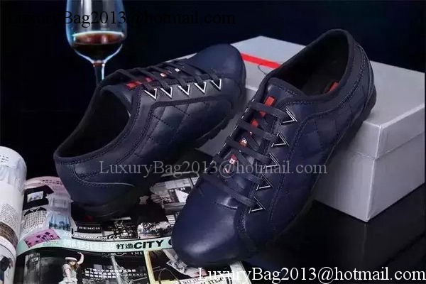 Prada Casual Shoes Sheepskin Leather PD499 Royal