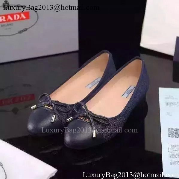 Prada Leather Flat PD516 Black