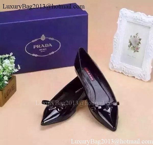 Prada Leather Flat PD523 Black