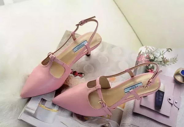 Prada Leather Pump PD465 Pink