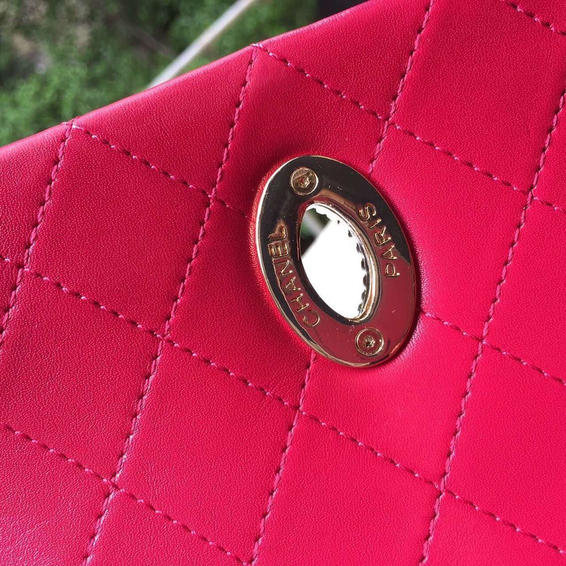 Chanel 2.55 Series Flap Bags Original Snake Leather A1112 Red