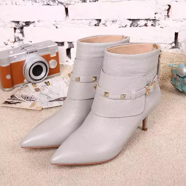 Valentino Ankle Boot Leather VT630 Grey